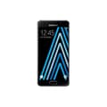 Miniatyrbild 4 av 4: Samsung Galaxy A3 2016 Svart foliofodral med fönster i läderlook och synliga sömmar av PH26®