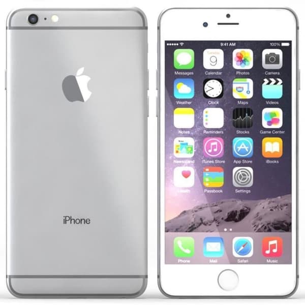 iPhone 6 Plus fodral - PH26 - Svart konstläder - Folio med fönster - Magnetisk - Lättviktsdesign