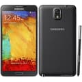 Miniatyrbild 4 av 4: Samsung Galaxy Note 3 N9000 Dedikerat svart folioskydd med läderliknande fönster med synliga sömmar av PH26®