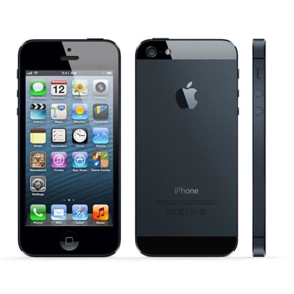 APPLE IPHONE 5S Dedikerat blått folioskydd med läderliknande fönster med synliga sömmar från PH26® APPLE COMPATIBLE
