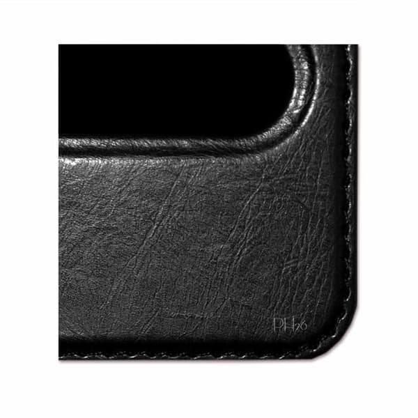 Fodral till Samsung Galaxy Note 10 Lite - SVART - Ekologiskt läder - Extra smalt - Halvstyvt - Magnetisk