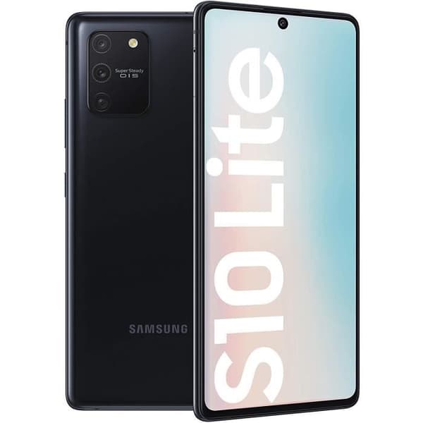 Skydd till Samsung Galaxy S10 Lite - SVART - Ekologiskt läder - Extra tunn - Semi-stiv - Magnetisk