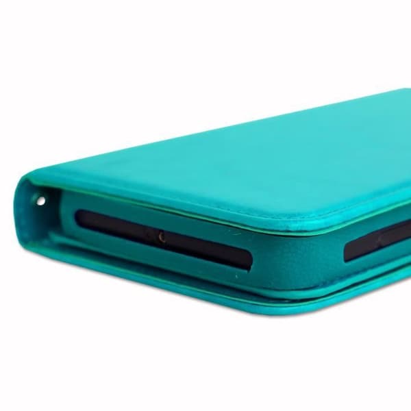 Skal till Motorola Moto G30 plånboksformat i ekoläder - dubbel invändig korthållare med flik - TURKOS