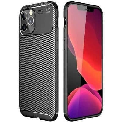 Coque Extra Slim - RÖD - Iphone 12 6.7 - Ekologiskt Läder - Magnetstängning - Synliga Sömma