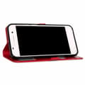 Miniatyrbild 2 av 4: Coque Extra Slim - RÖD - Iphone 12 6.7 - Ekologiskt Läder - Magnetstängning - Synliga Sömma