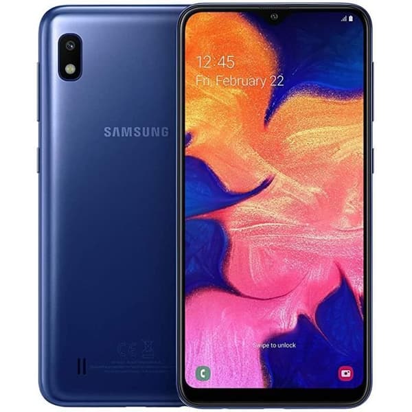 Fodral till Samsung Galaxy A10 Extra Slim i ekologiskt kvalitetsläder - BLÅT