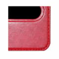 Miniatyrbild 3 av 4: Coque för Wiko Y61 - Wiko - Extra Slim X2 - Ekologiskt läder - Magnetstängning - Röd