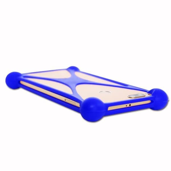 Stötsäkert Bumper Case för Xiaomi Redmi Note 9T Super Silicon Bumper Quality för Xiaomi Redmi Note 9T - BLÅ