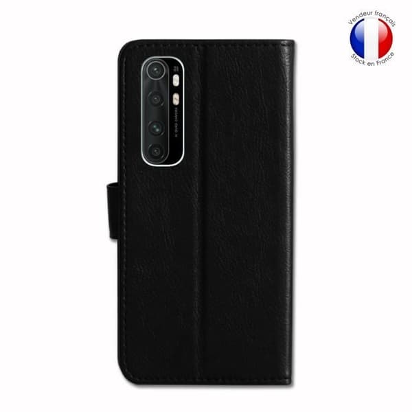 Plånboksfodral dedikerat till Xiaomi Redmi Note 10 Lite med magnetisk flik, kortlagring och videostöd - Röd