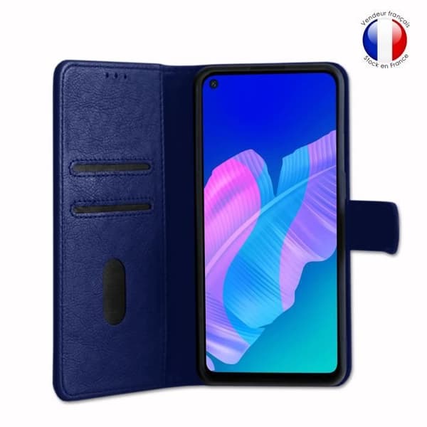 Plånboksfodral - Huawei - P40 Lite E - Läder - Magnetisk - Videostöd