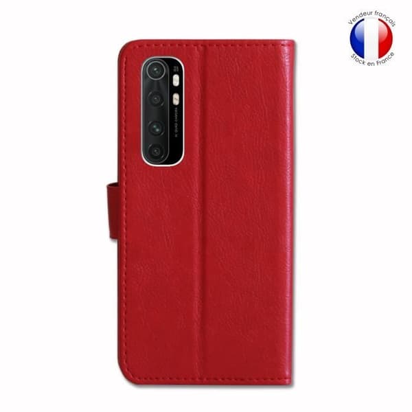 Plånboksfodral dedikerat till Xiaomi Redmi Note 10 Lite med magnetisk flik, kortlagring och videostöd - Blå