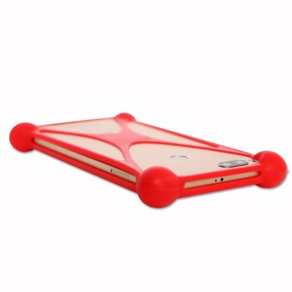 Stötsäkert Bumper Case för Xiaomi Redmi 9T Super Silicon Bumper Quality för Xiaomi Redmi 9T - RÖD