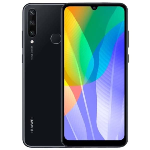Extra Slim Fodral - Huawei - Y6P - Eco Leather - Magnetisk stängning - Blå