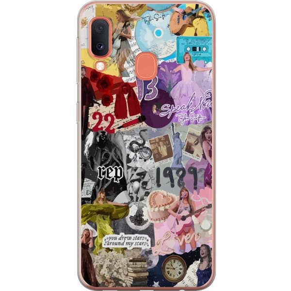 Samsung Galaxy A20e Genomskinligt Skal Taylor Swift - 13 22