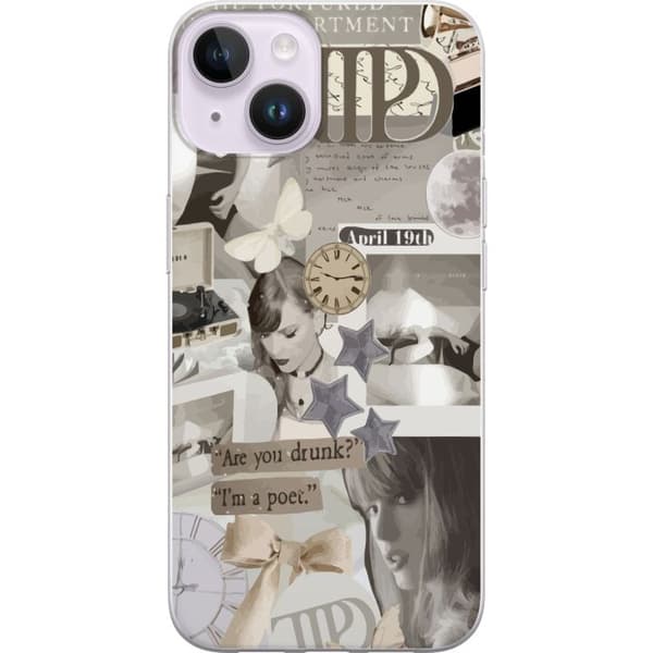 Apple iPhone 15 Plus Gennemsigtig cover Taylor Swift