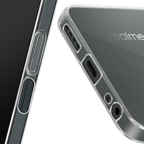 Mjukt silikonfodral för Realme C67 - AVIZAR - Transparent - Osynligt och lätt skydd