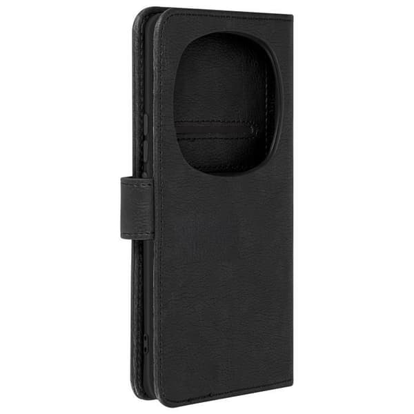 Fodral till Honor Magic 6 Pro 5G - AVIZAR - Chesterfield - Plånbok och videohållare - Svart