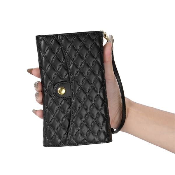 SKALO Samsung A55 5G Evelope Clutch 8-Lokeroa - Musta