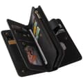 Pikkukuva 2 / 11: SKALO Samsung A55 5G Big Wallet 17-lokeroa Lompakkokotelo - Musta