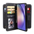Pikkukuva 4 / 11: SKALO Samsung A55 5G 10-lokeroa Lompakkokotelo - Musta