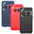 Miniatyrbild 9 av 9: SKALO Nothing Phone (2a) Armor Carbon Stöttåligt TPU-skal
