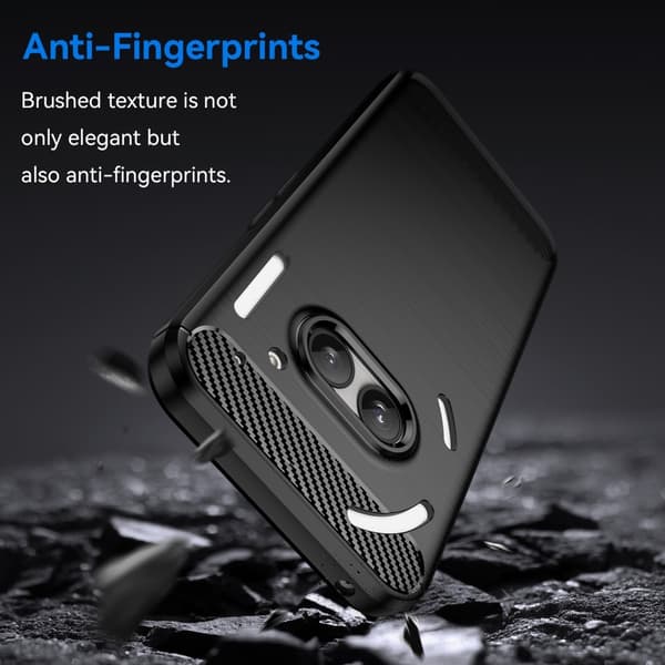 SKALO Nothing Phone (2a) Armor Carbon Stöttåligt TPU-skal