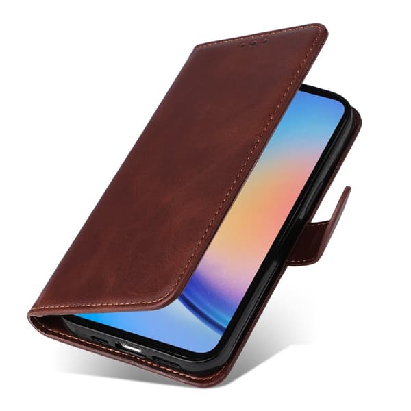 SKALO Samsung A35 5G PU-nahkainen Lompakkokotelo