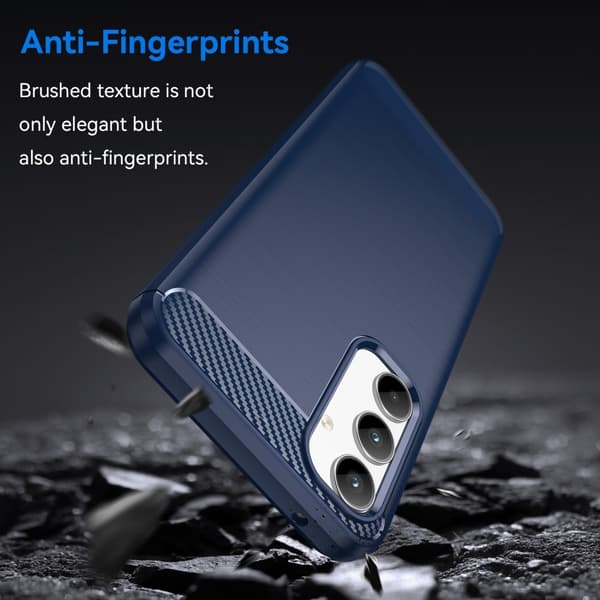 SKALO Samsung A35 5G Armor Carbon Stöttåligt TPU-skal