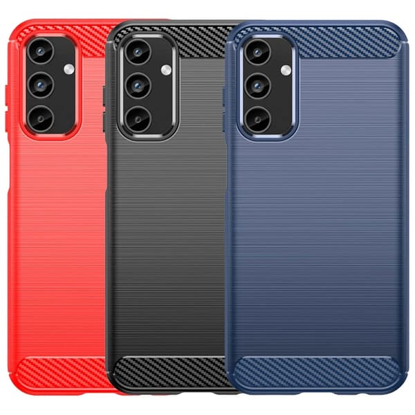 SKALO Samsung A35 5G Armor Carbon Stöttåligt TPU-skal