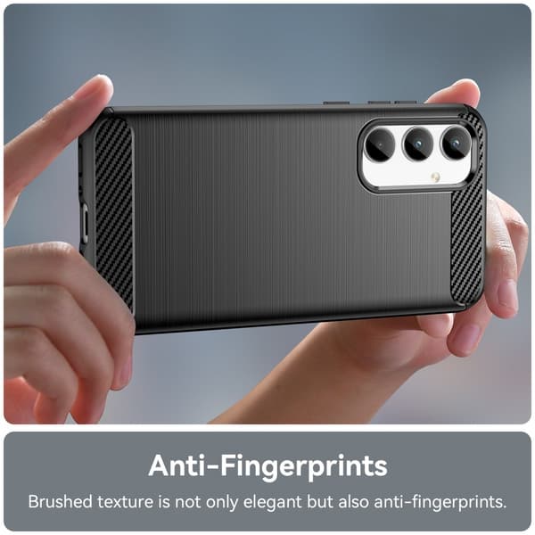 SKALO Samsung A35 5G Armor Carbon Stødsikker TPU-cover