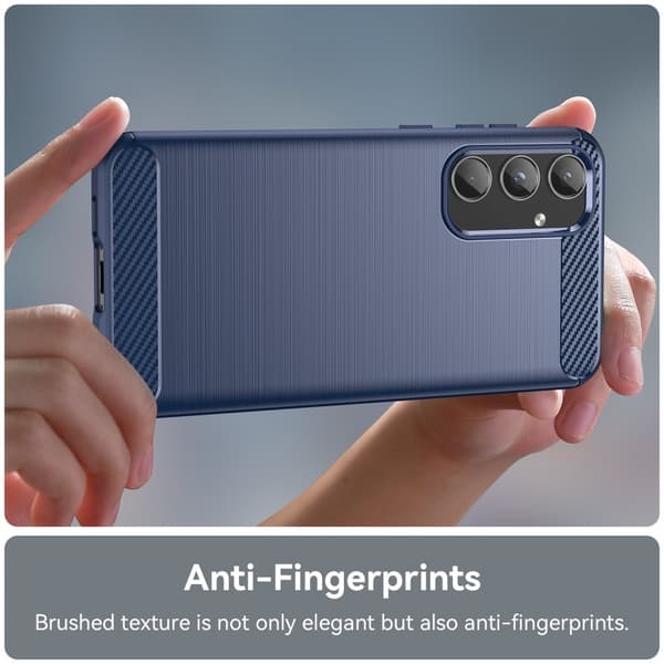 SKALO Samsung A55 5G Armor Carbon Stødsikker TPU-cover