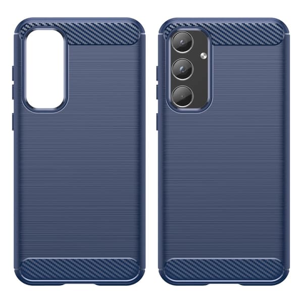 SKALO Samsung A55 5G Armor Carbon Stødsikker TPU-cover