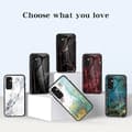 Miniatyrbild 9 av 9: SKALO Samsung A35 5G Marmor Härdat Glas TPU-skal - Motiv 1