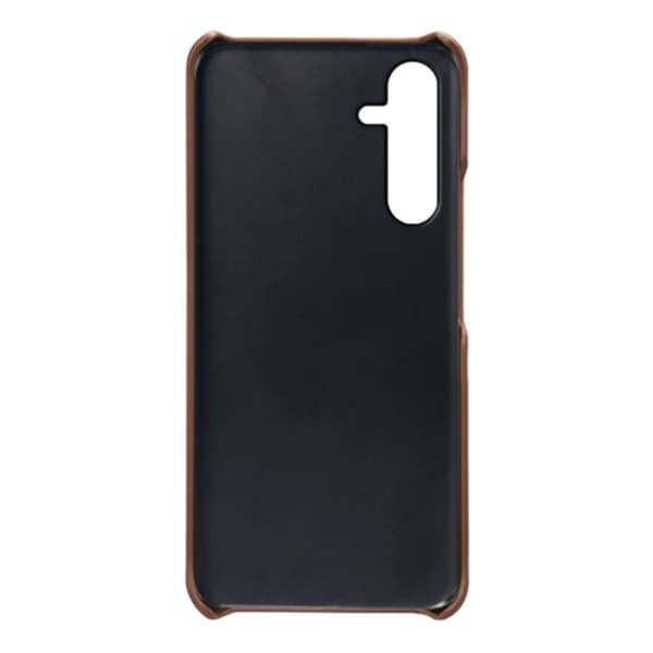 SKALO Samsung A35 5G PU-nahkainen Korttikotelo - Ruskea