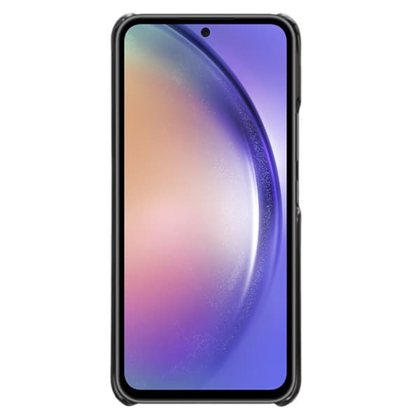 SKALO Samsung A35 5G PU-Läder Korthållare Skal - Svart