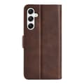 Pikkukuva 6 / 6: SKALO Samsung A35 5G Premium Wallet Lompakkokotelo - Ruskea