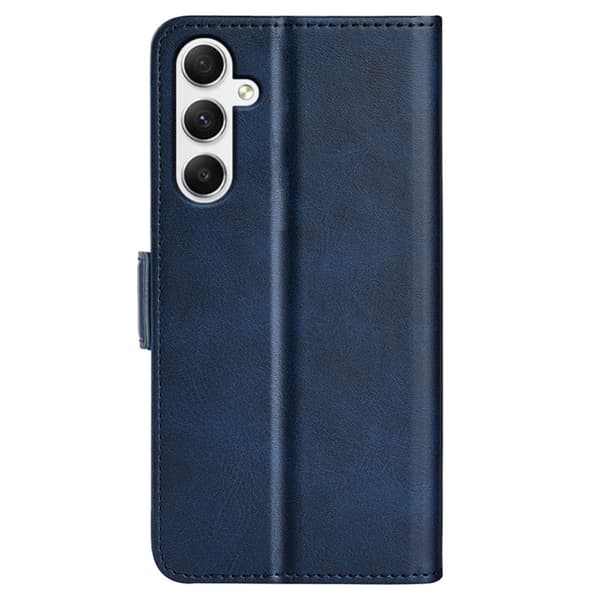 SKALO Samsung A35 5G Premium Wallet Flip Cover - Blå