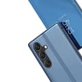 Pikkukuva 5 / 7: SKALO Samsung A35 5G Clear View Lompakkokotelo - Kulta