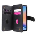 Pikkukuva 2 / 11: SKALO Samsung A35 5G 10-lokeroa Lompakkokotelo - Musta