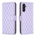 Pikkukuva 1 / 7: SKALO Samsung A35 5G BINFEN COLOR Tikattu Lompakko - Violetti