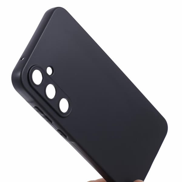 SKALO Samsung A55 5G Matte Black Ultra-tynd TPU Cover