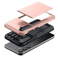 Miniatyrbild 8 av 9: SKALO Samsung A55 5G Armor Skal Korthållare - Blå