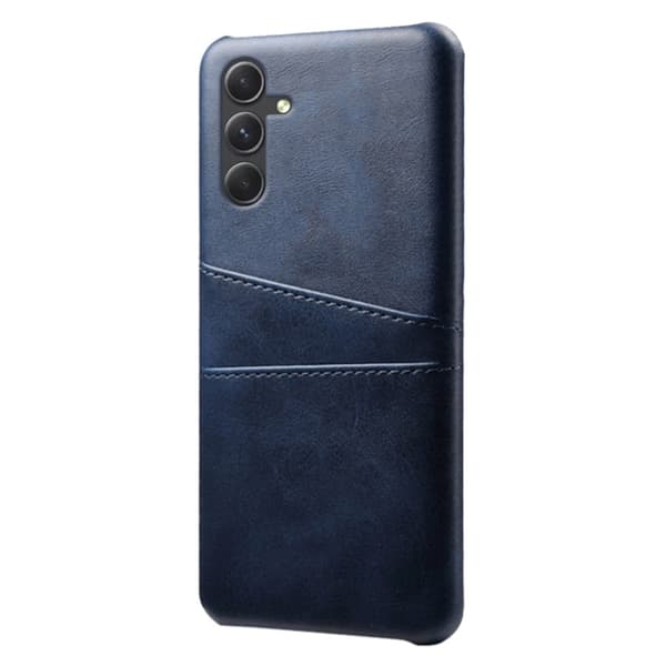 SKALO Samsung A55 5G PU-læder Cover med Pung - Blå
