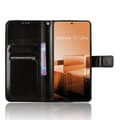 Miniatyrbillede 2 af 6: SKALO Asus Zenfone 11 Ultra 5G Crazy Horse Pungetui PU læder - Sort