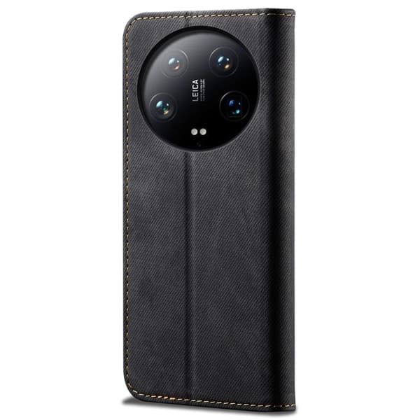 SKALO Xiaomi 14 Ultra 5G Jeans Flip Cover - Sort