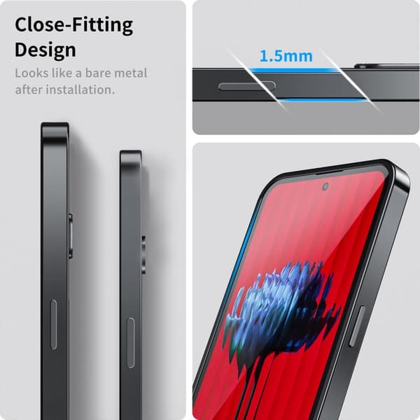 SKALO Nothing Phone (2a) Magic Shield Metall Magnetring - Svart