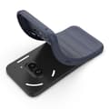 Miniatyrbillede 2 af 6: SKALO Nothing Phone (2a) Rugged Bumpers TPU-Cover - Mørkeblå