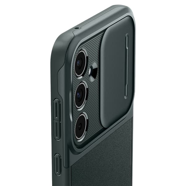 Spigen Samsung Galaxy A55 Cover Optik Armor Abyss Green