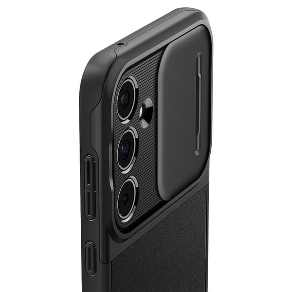 Spigen Samsung Galaxy A55 Kuori Optik Armor Musta