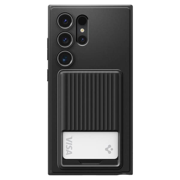 Spigen Samsung Galaxy S24 Ultra Kuori Liquid Slot Matte Black